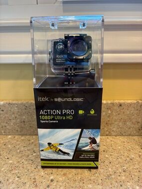 Itek SoundLogic Action Pro 1080P Ultra HD Waterproof Sports Camera & Accessories